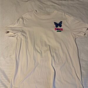 Nike White Tee with Vibrant Graphic